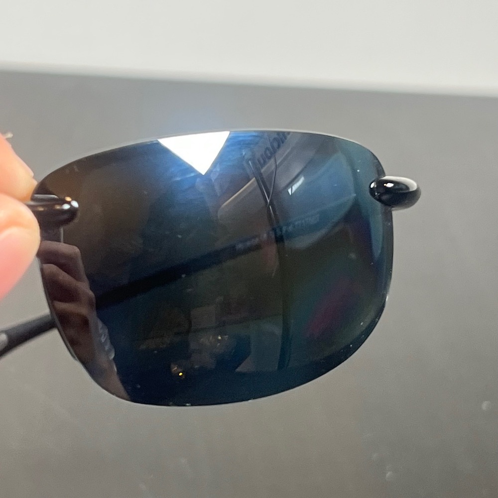 Maui Jim MJ Sport Ho'okipa Beach Reader Sunglasses G-807-02 20 Black 64 17-130 - Picture 8 of 15